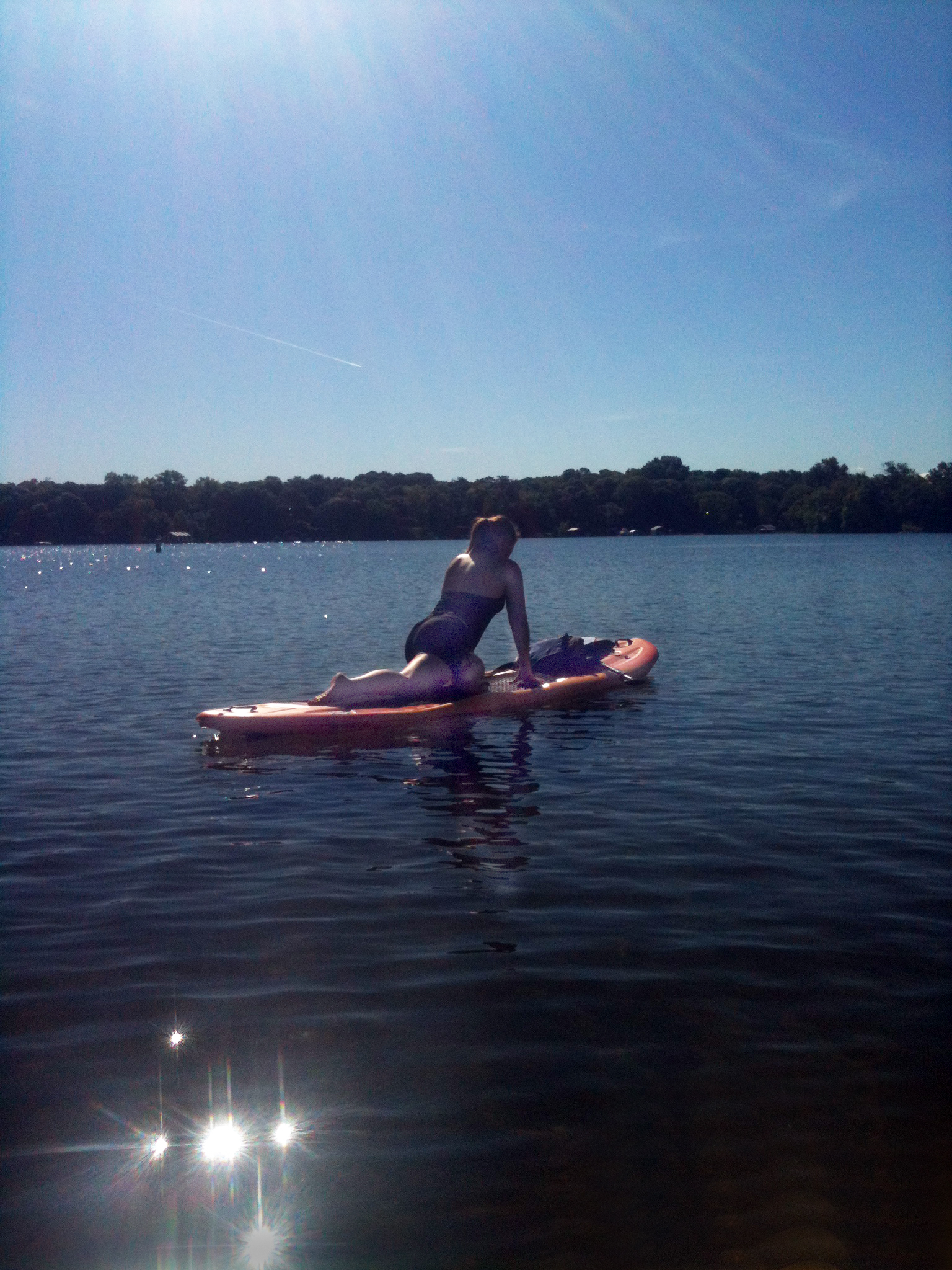 cBoard Stand Up Paddleboard Lessons SUP Yoga Lake Excelsior